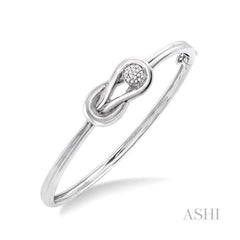 ASHI Silver Diamond Fashion Bangle 86139PPSSSLBG