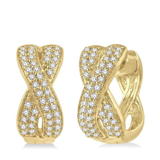 Parkplace Jewelers Petite Diamond Huggie Fashion Earrings 681V5PPFGERYG