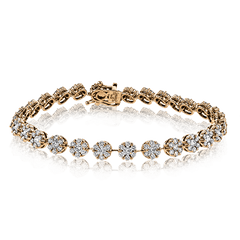 Bracelet in 18K Gold with Diamonds LB2193_WHITE_18K_X_YELLOW