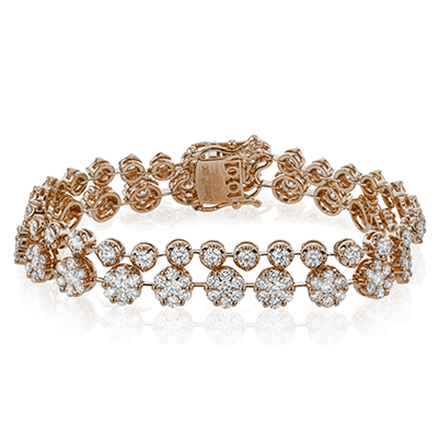 Bracelet in 18K Gold with Diamonds LB2222_WHITE_18K_X