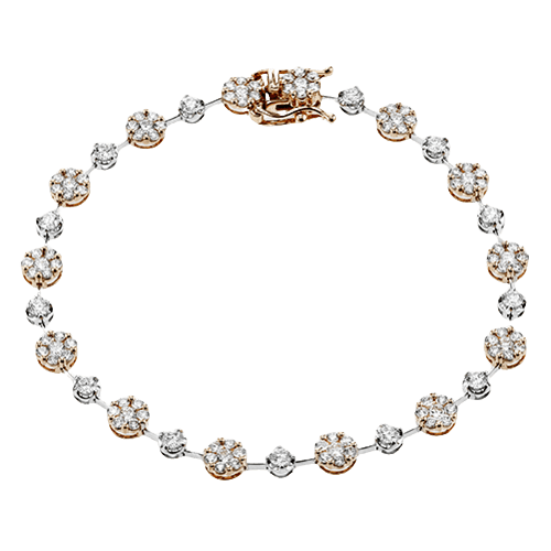 Bracelet in 18k Gold with Diamonds LB2252 WHITE 18K X WHITE