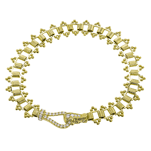 Bracelet in 18K Gold with Diamonds LB2337-Y WHITE 18K X YELLOW