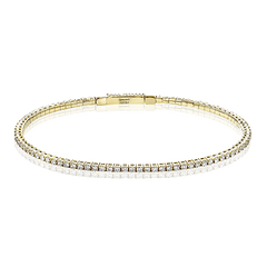 Bracelet in 18K Gold with Diamonds LB2400-Y_WHITE_18K_X_YELLOW