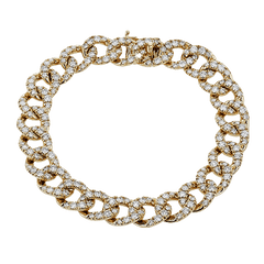 Bracelet in 18k Gold with Diamonds LB2448 WHITE 18K X ROSE