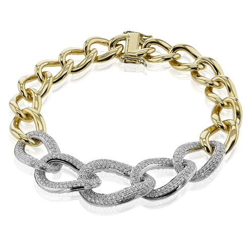 Bracelet in 18k Gold with Diamonds LB2468 WHITE 18K X 2T