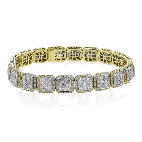 Bracelet in 18k Gold with Diamonds LB2481 WHITE 18K X 2T