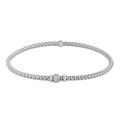 Bracelet in 18k Gold with Diamonds LB2544 WHITE 18K X WHITE