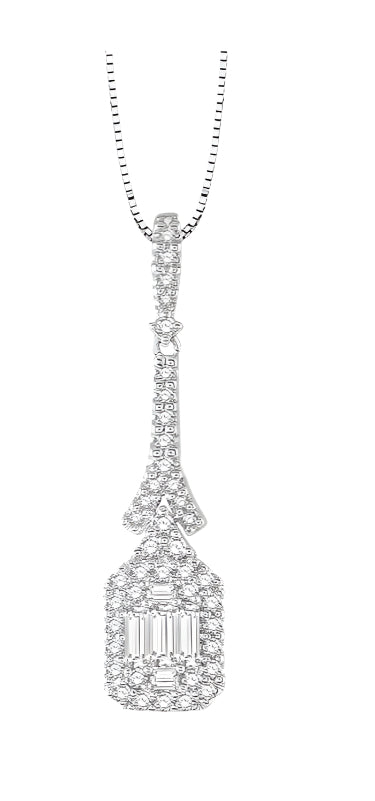 Parkplace Jewelers Halo Fusion Diamond Pendant 972A3PPFHPDWG