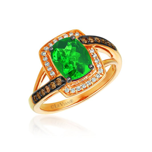 Le Vian 14K Strawberry Gold® Costa Smeralda Emeralds™ 1 5/8 cts. Ring TRKT 2