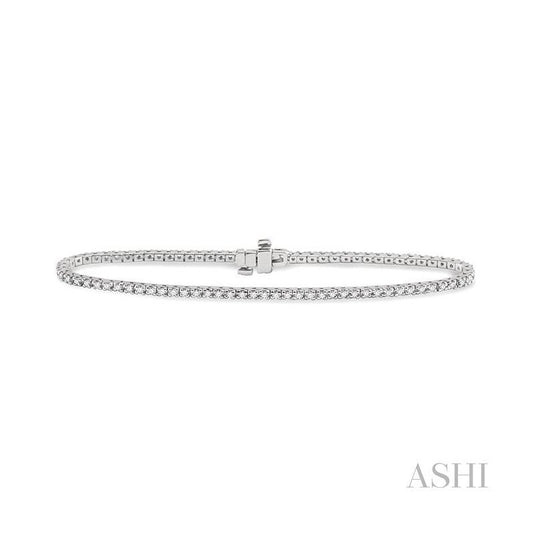 ASHI Diamond Tennis Bracelet 70161PPFGWG