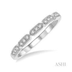 ASHI Stackable Diamond Wedding Band 307A8PPFHWG