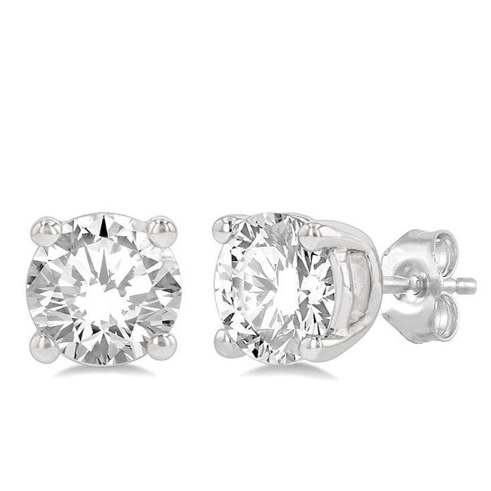 Parkplace Jewelers Round Shape Diamond Stud Earrings 66301PPFGERWG
