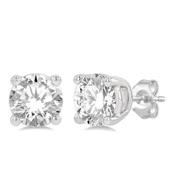 Parkplace Jewelers Round Shape Diamond Stud Earrings 66301PPFGERWG