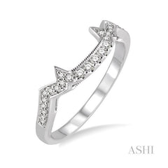 ASHI Diamond Wedding Band 15838PPFHWG-WB