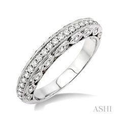 ASHI Diamond Wedding Band 24294PPFRW-WB