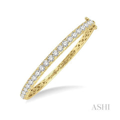 ASHI Stackable Diamond Bangle 79865PPFGWG