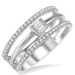 Parkplace Jewelers Baguette Diamond Layered Fashion Ring 370A5PPFHWG