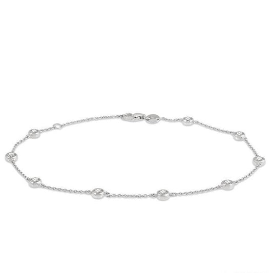 Parkplace Jewelers Diamond Station Chain Bracelet 700CHPPFGWG