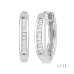 ASHI Petite Diamond Huggie Fashion Earrings 663V8PPTXERWG