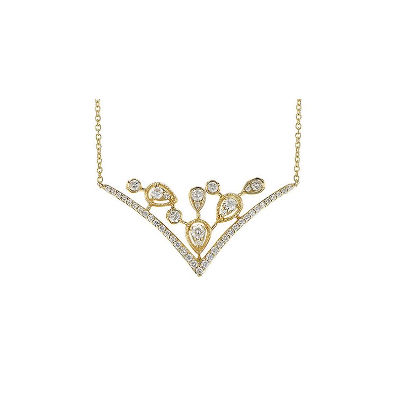 Allison Kaufman 14KT Gold Necklace C309-13115
