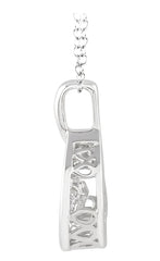 Parkplace Jewelers Silver Pear Shape Emotion Diamond Fashion Pendant 80049PPSXSLPD