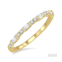 ASHI Baguette Diamond Wedding Band 32975PPFHYG