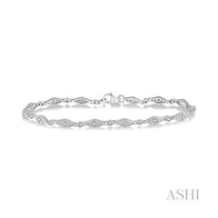 ASHI Diamond Fashion Bracelet 7122UPPTSWG