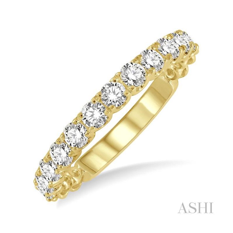 ASHI Diamond Wedding Band 33352PPFGYG