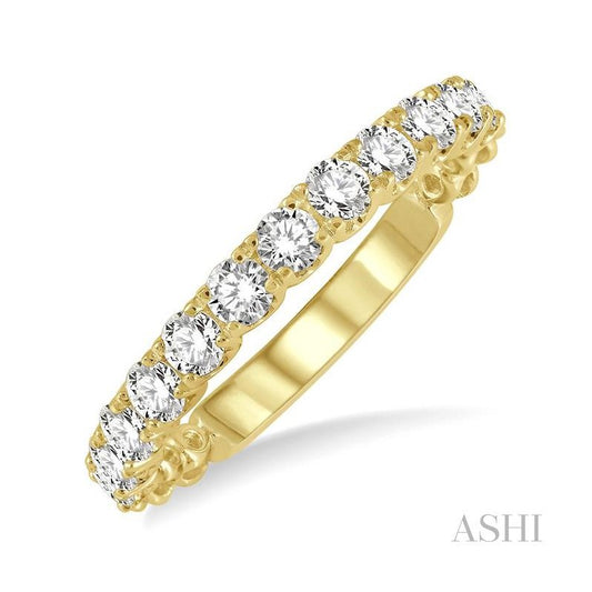 ASHI Diamond Wedding Band 33352PPFGYG