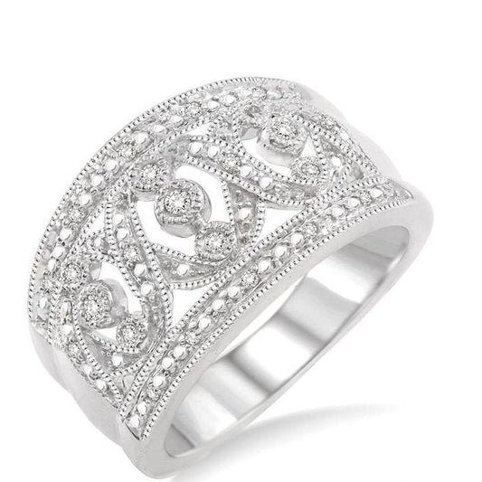 Parkplace Jewelers Silver Diamond Fashion Ring 87418PPSXSLRG