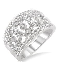 Parkplace Jewelers Silver Diamond Fashion Ring 87418PPSXSLRG