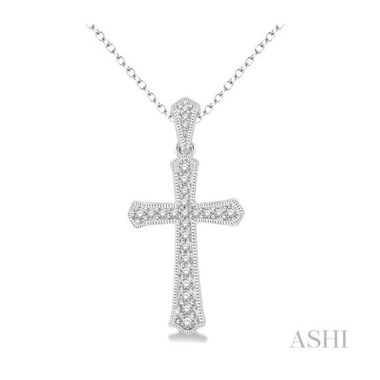 ASHI Cross Diamond Fashion Pendant 95928PPTXPDWG