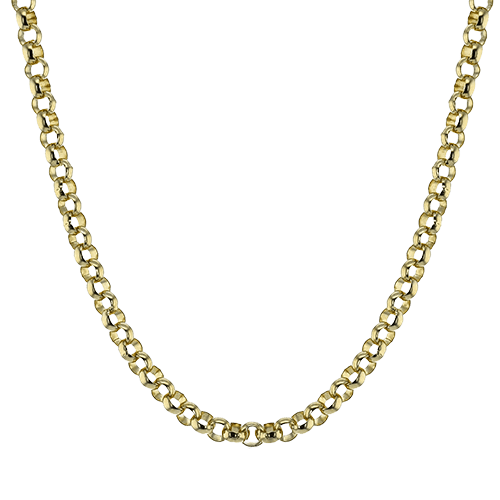 Simon G. Fashion Chain Link Necklace in 18k Gold CN139 WHITE 18K X YELLOW