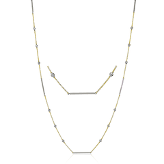 Simon G. Fashion Chain Necklace in 18k Gold with Diamonds LP4770_WHITE_18K_X