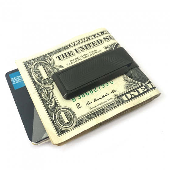 MClip Shattered Engraving Blackout Steel BK-BSS-SHTD