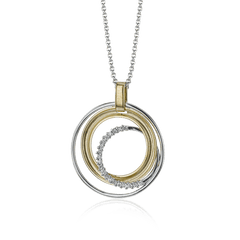 Clio Pendant Necklace in 18k Gold with Diamonds LP4464_WHITE-ROSE_18K_X_WHITE-ROSE