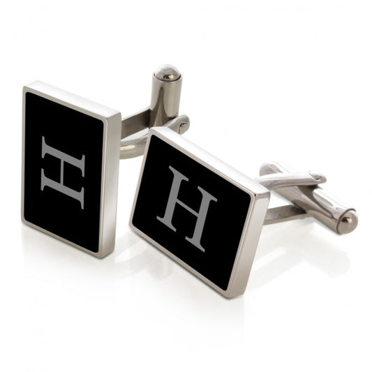 MClip Personalized Cuff Links SS-CLS-BKEN