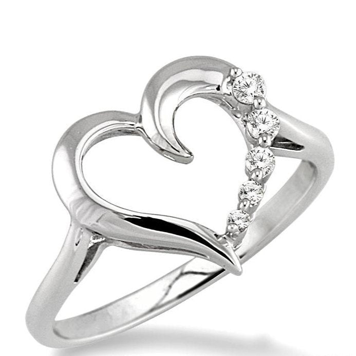 Parkplace Jewelers Heart Shape Journey Diamond Fashion Ring 10719PPFXWG