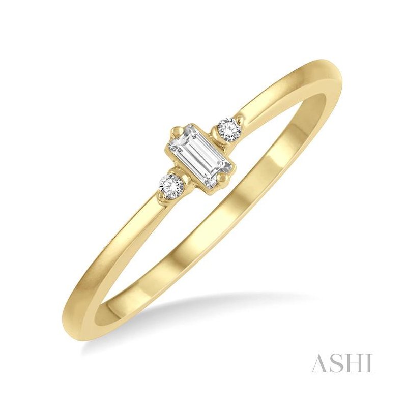 ASHI Stackable Petite Baguette Diamond Fashion Ring 389F9PPTGYG