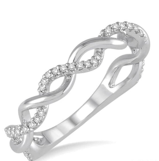 Parkplace Jewelers Twisted Diamond Fashion Ring 350A8PPTSWG
