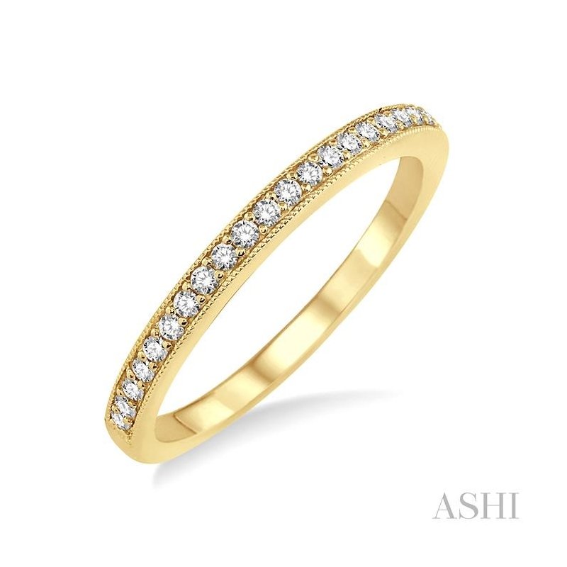 ASHI Diamond Wedding Band 33338PPFGYG