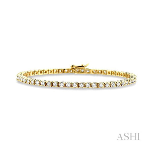 ASHI Diamond Tennis Bracelet 70163PPFGYG