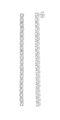 Parkplace Jewelers Diamond Tennis Long Earrings 993J1PPFGERWG