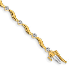 Quality Gold 14k Diamond Bracelet BM4603-015-YA