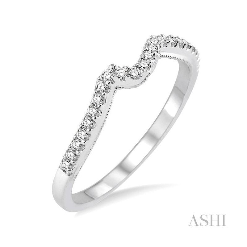 ASHI Diamond Wedding Band 217C8PPFHWG-WB