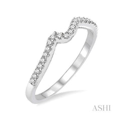 ASHI Diamond Wedding Band 217C8PPFHWG-WB