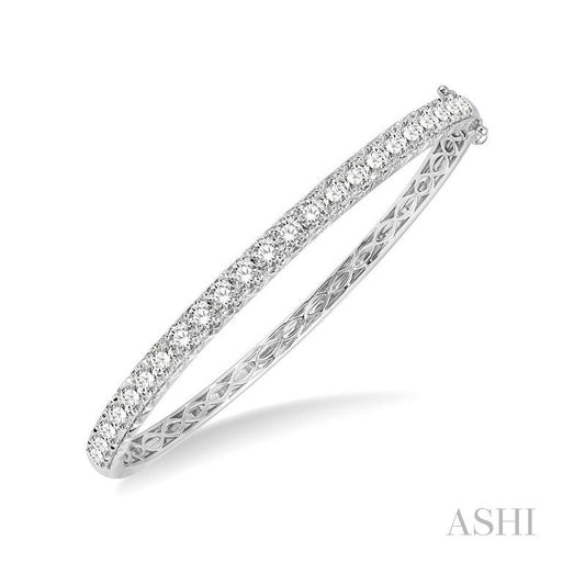 ASHI Stackable Diamond Bangle 79864PPFGWG
