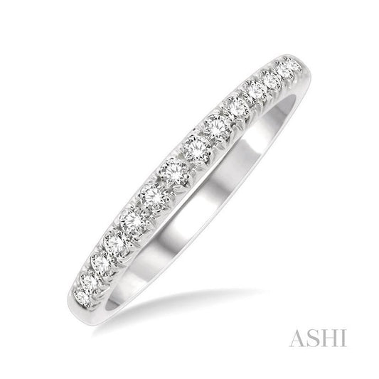 ASHI Diamond Wedding Band 33326PPFGWG