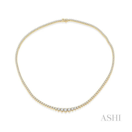 ASHI Riviera Diamond Necklace 992J7PPFGNKYG