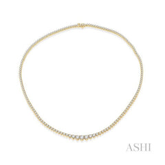 ASHI Riviera Diamond Necklace 992J7PPFGNKYG